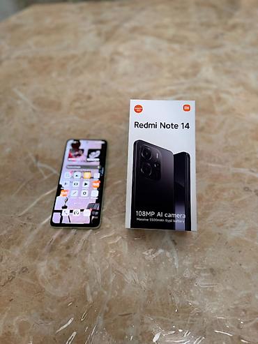 ev telefonlari: Redmi Note 14, 128 GB, rəng - Yaşıl, Barmaq izi, Face ID, Sensor — 4