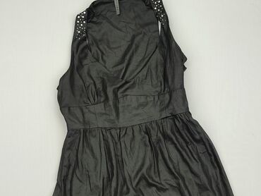 bershka kamizelka czarna: Sukienka, Rozkloszowana, M (EU 38), stan - Bardzo dobry, Bershka