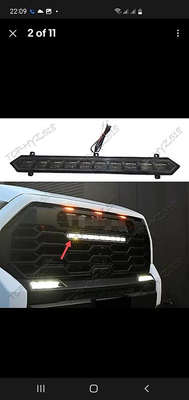 Toyota Tundra üçün ön barmaqlıq LED işıq paneli - Tətbiq: Toyota