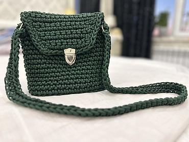 Дорожные сумки: Вязаные сумки ручной работы - Материал: плотный шнур/трикотажная — 3