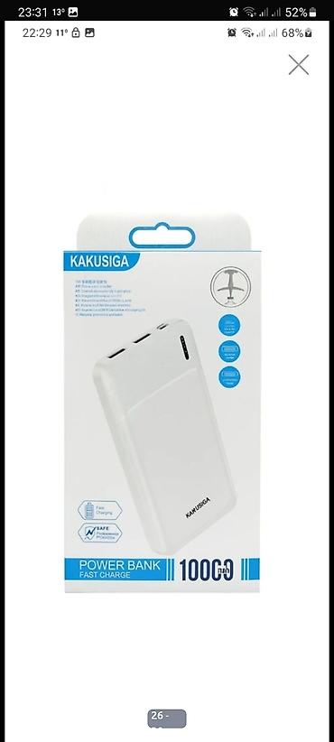 Powerbanklar: Powerbank Hoco, 10000 mAh, Yeni — 26