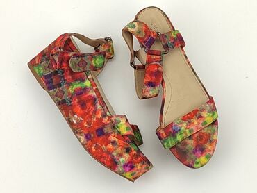 zara spódnice w kratę: Sandals for women, 38, Zara, condition - Good