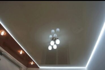 Натяжной потолок: Натяжной потолок Глянцевое, Матовое, 3D потолки Бесплатный замер, Гарантия, Монтаж — 12