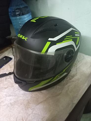 Moto geyim: AXX markalı tam üzlü motosiklet debilqesi interkomuda var — 2