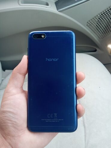honor ноутбук: Honor 7A, Колдонулган, 16 GB, түсү - Көк, 2 SIM
