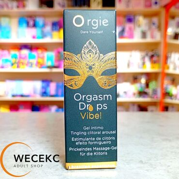 Товары для взрослых: Возбуждающий съедобный гель для клитора Orgie Orgasm Drops Vibe! Со
