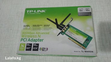 сетевые адаптеры pci express x1: Wi-fi адаптер tp-link tl-wn951n (2 шт. ) Стояли в офисных компах до