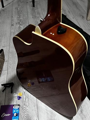 gitara simləri: Teçili Akuistik gitar dəsti - Korpus: dreadnought - Rəng: sunburst — 7