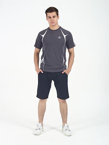 tech flecee: Мужская футболка, Все размеры, Стандарт, Adidas, Новый, цвет - Серый, Платная доставка — 2