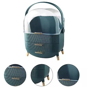 Шкатулки и подставки: Органайзер для косметики Выражение "красота в простоте", устоявшаяся — 2