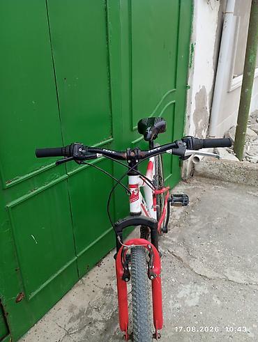 velosiped 26: START markalı dağ velosipedi - Rəng: ağ/qırmızı - Çərçivə — 3