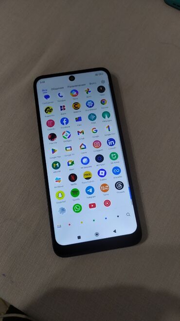 номера на телефон: Poco M6, Колдонулган, 256 ГБ, түсү - Кара, 2 SIM