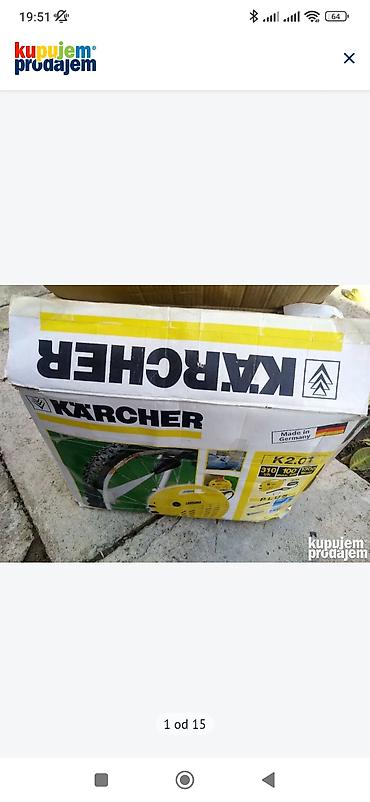 Mašine za čišćenje i održavanje: Kärcher – električni perači pod pritiskom - Model: K2.01 (Made in — 2