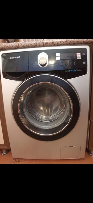 Paltaryuyan maşınlar: Paltaryuyan maşın Samsung, 7 kq, İşlənmiş, Avtomat, Qurutma var, Kredit yoxdur, Ünvandan götürmə