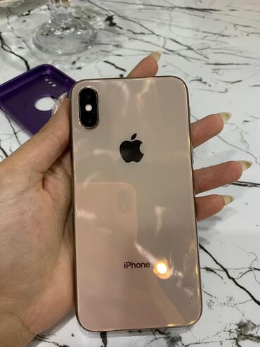 düyməli mobil telefonlar: IPhone Xs, 256 GB, Qızılı, Face ID