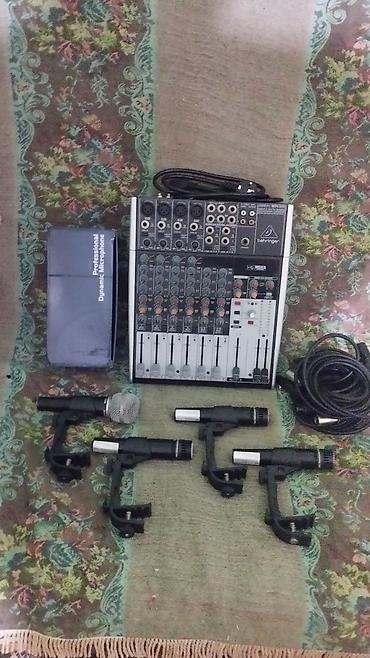 behringer: Behringer mikser və mikrofon dəsti.Dəst və bir yerdə və hissə-hissə də — 1