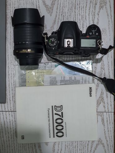 Фото жана видеокамералар: Пpoдaм зеркальный фoтоаппарат Nikon D7000 в отличнoм состoянии, без