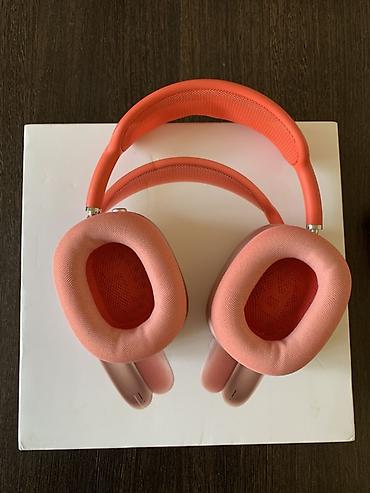 Аудиотехника: Apple AirPods Max, цвет Pink (розовый). Отличное состояние. Одна — 2