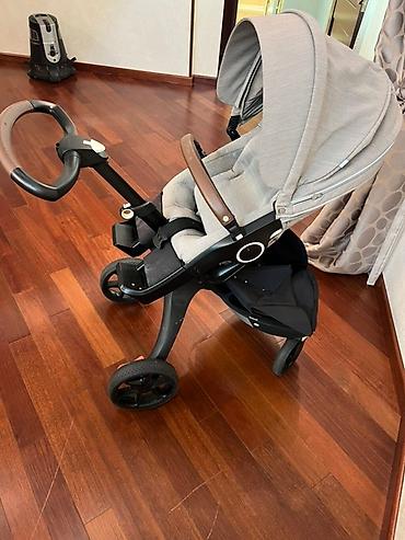 stokke коляска: Классическая прогулочная коляска, Б/у, Пол: Мальчик, Возраст: 1-6 месяцев, Самовывоз — 4