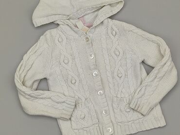 biały sweterek rozpinany 152: Світшот, 4-5 р., 104-110 см, стан - Хороший