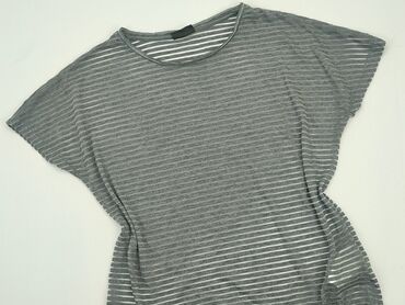 bluzki z okrągłym dekoltem: T-shirt, Janina, 2XL, stan - Dobry