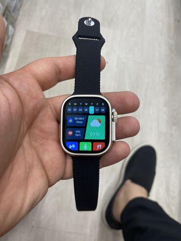 apple watch бишкек бу: Yeni, Smart saat, Apple, Аnti-lost, rəng - Boz
