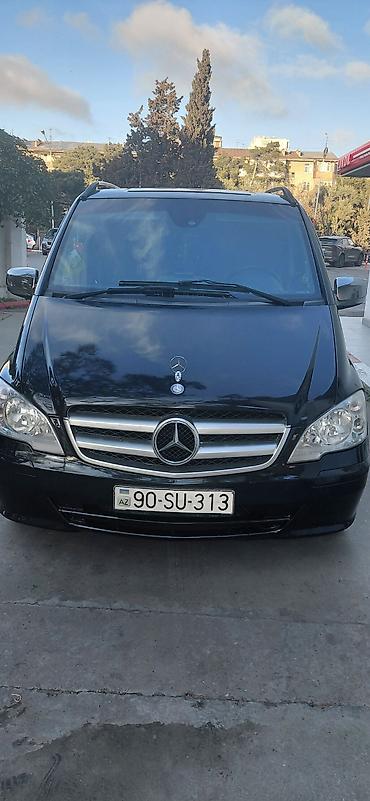 Mercedes-Benz Vito (uzun baza) – qara rəng, 7/8 yerlik komfortlu