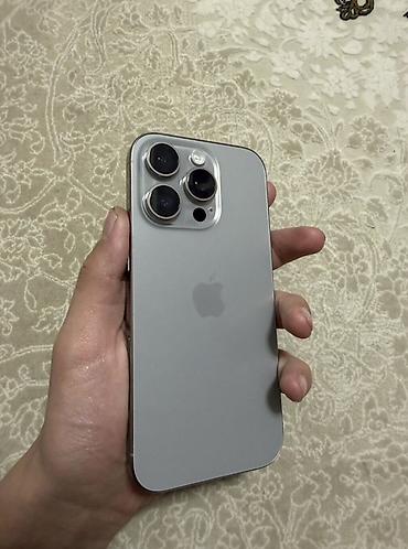 Уюлдук телефондор жана аксессуарлар: IPhone 16 Pro (коробка и комплект на фото) - Цвет: титановый (Natural — 2