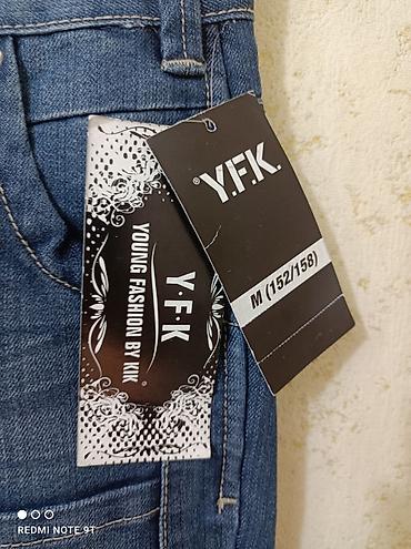 клещ джинсы: Джинсы Y.F.K. (YFK Denim) для детей/подростков - Размер на ярлыке: M — 4
