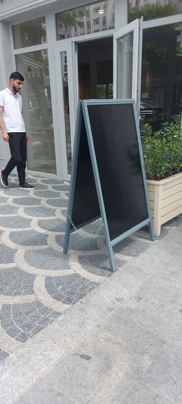 Reklam, çap: Taxta reklam ( menyu) lövhàlàri và s.sifariş làr qàbul — 4