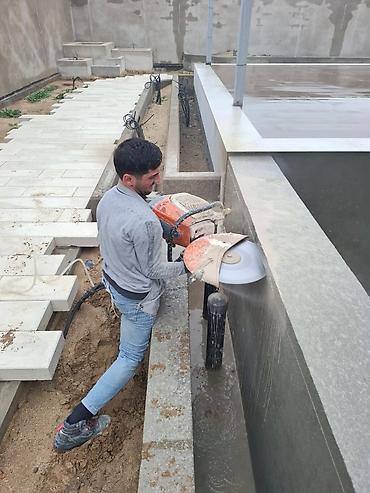 Beton işləri: Beton kəsimi və deşmə xidməti - Armaturlu beton, dəmir-beton, divar — 5