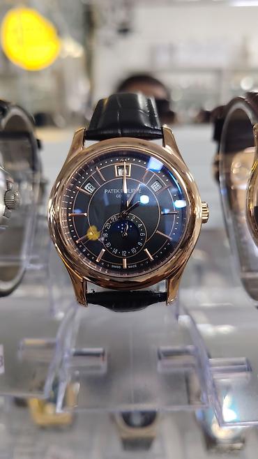 günüş saat: Patek Philippe Geneve kişi qol saatı - Klassik dairəvi korpus, qızılı — 3