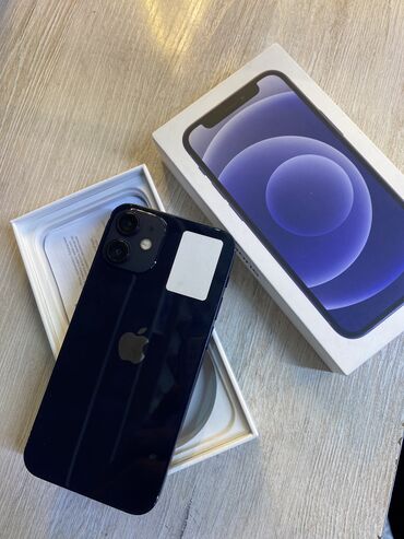 iphone xs mac: IPhone 12 mini, Б/у, 128 ГБ, Синий, Защитное стекло, Чехол, 78 %