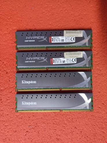 Материнские платы: Оперативная память, Б/у, Kingston, 32 ГБ, DDR3, 1600 МГц, Для ПК