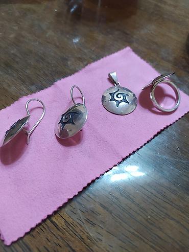 Серебряные наборы украшений: Набор украшений, Проба 925, Женские, Новый — 14