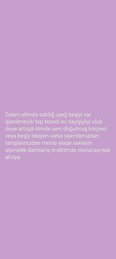 Beşik üçün asma oyuncaqlar: Salam əlimdə satdığ uşağ beşiyi var şəkili yoxdu cunki yığılı deyil ev — 1