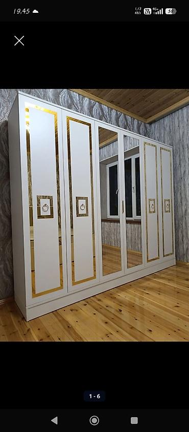 Dolablar: Yeni, 6 qapı, Güzgülü, Açılan, Düz dolab — 4