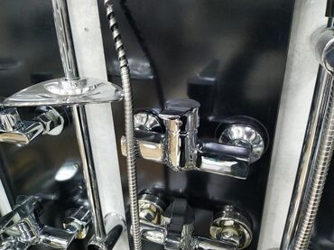 смеситель для душа: Duz divar tipli duş qarışdırıcısı - Material: xrom örtüklü pirinç