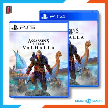 GRAND GAMES: 🕹️ PlayStation 4/5 üçün Assassin's Creed Valhalla Oyunu. ⏰ 24/7 nömrə
