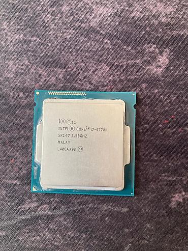 lga1150: Prosessor Intel Core i7 i7-4770K, 3-4 GHz, 4 nüvə, İşlənmiş — 1