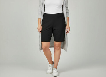 szorty wełniane damskie: Shorts for women, size L