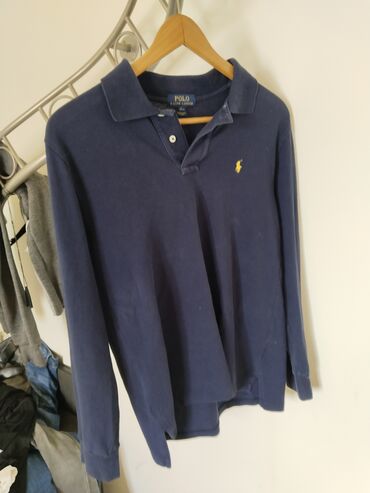 pierre cardin majice: Long sleeves T-shirt, XS (EU 46), Ralph Lauren, color - Blue, Cotton