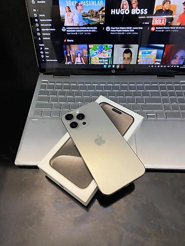 iphone 3: IPhone 15 Pro Max, 256 GB, Natural Titanium, Zəmanət — 8