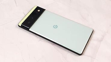 телефон google: Google Pixel 6A, Б/у, 128 ГБ, цвет - Белый, 2 SIM — 1