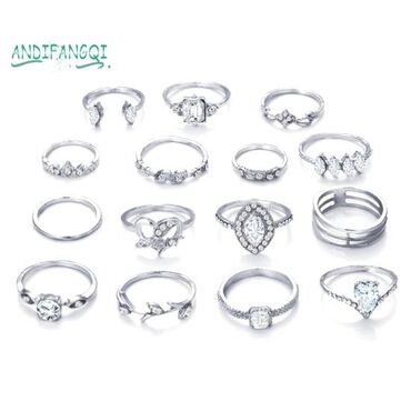 Prstenje: Set prstenja tibetansko srebro 1200 din — 8