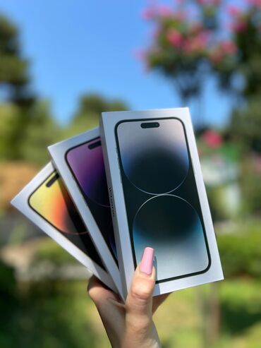 iphone 14 pro ucuz: IPhone 14 Pro Max, 128 GB, Deep Purple, Zəmanət, Face ID, Sənədlərlə