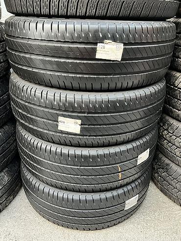 Шиналар 215 / 65 / R 16, Жай, Колдонулган, Комплект, Жеңил коммерциялык транспорт (C/LT), Италия, Continental