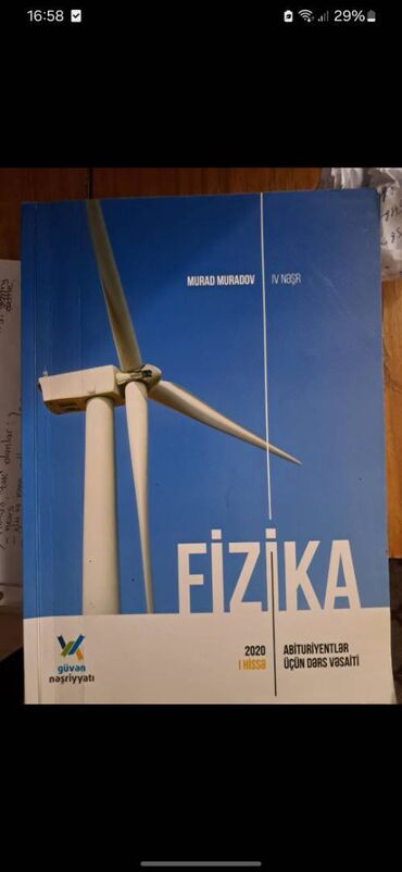 fizika 6 cı sinif metodik vəsait: Güvən Fizika nəzəriyyə kitabı. Qiyməti 5 manat