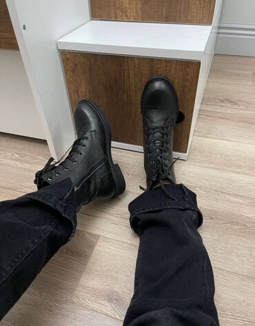 Ботинки и ботильоны: Кожанные ботинки — 4