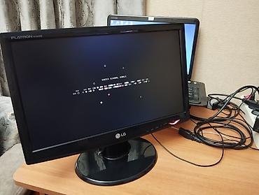 Monitorlar: LG Flatron LCD Monitor Model: W1943SE 19-düym ekrandır. Əla işləyir — 2